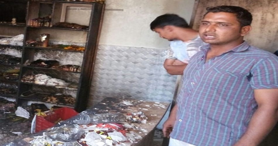 three ladiies burnt a lady with her daughter in law
