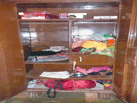 From a house in Choughda Property theft of millions