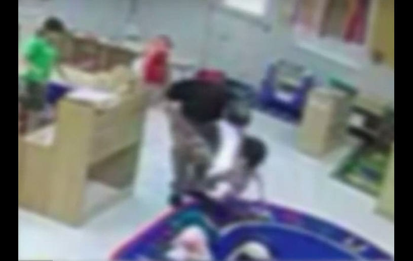 daycare worker picking a girl, 4, up by the arm and slamming her on the ground in texas