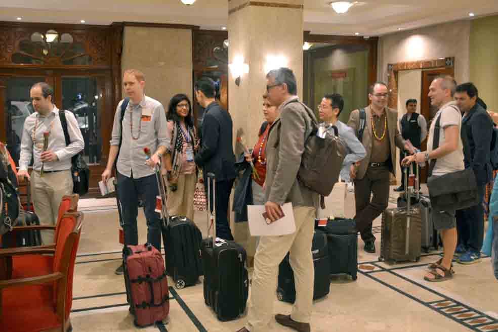 g-20 deligates arrived varanasi 