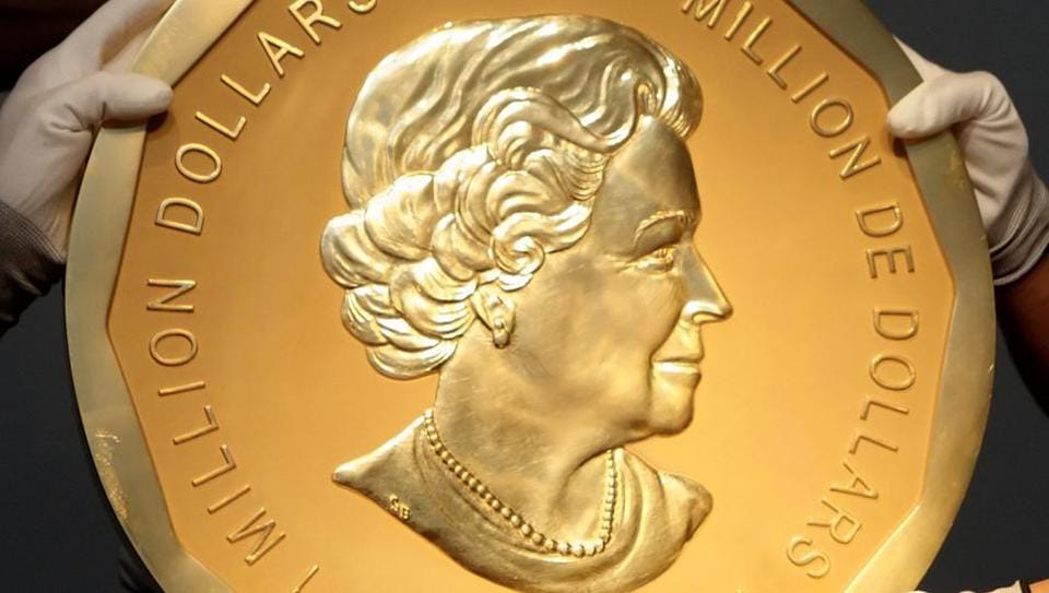 100 kg gold coin stolen from the Berlin Museum