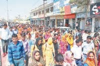 private school owners, protest, teachers, kaithal