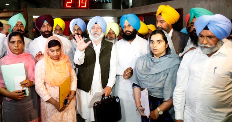 Punjab aam aadmi party walkout from assembly, punjab news