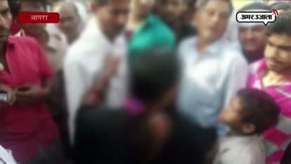 Rape victim beating accused publicly in Agra
