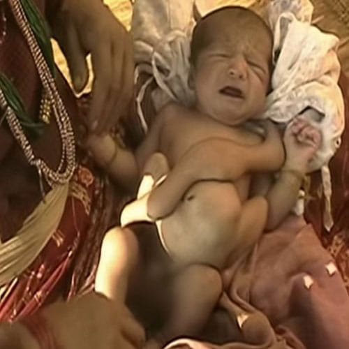 child look like as lord ganesha