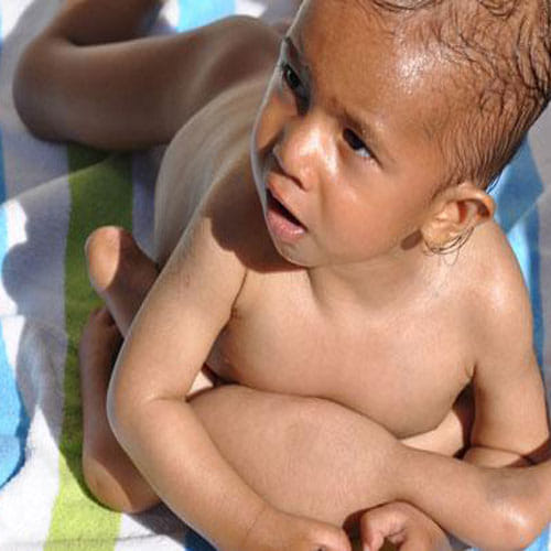 child look like as lord ganesha