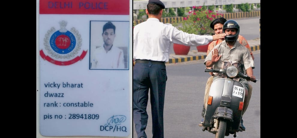 fraud policemen arrested in delhi