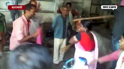WOMEN PROTEST FOR LIQUOR BAN IN VARANASI 