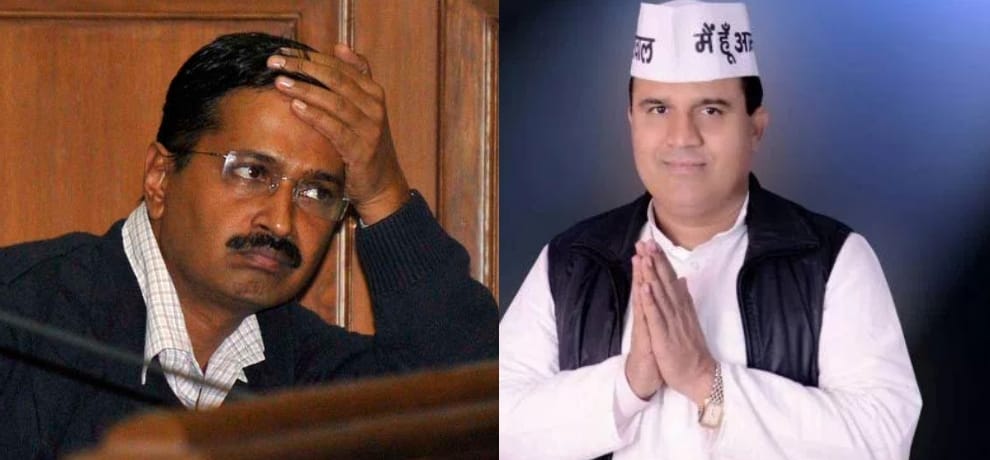 mcd election 2017 : delhis bawana aap mla ved prakash joins bjp