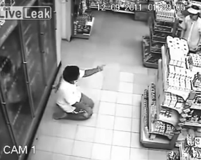 Eerie Footage Shows Man Being Possessed By Ghost 