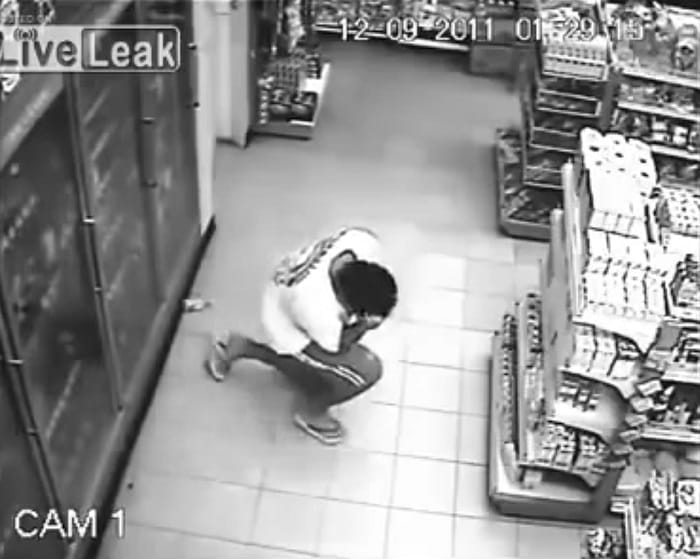 Eerie Footage Shows Man Being Possessed By Ghost 
