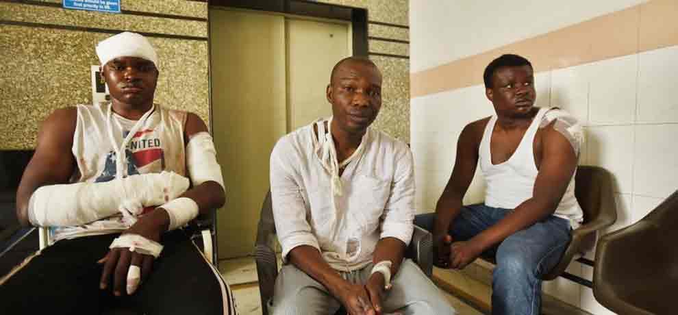 Roadway bus driver beaten in bank, filed suit