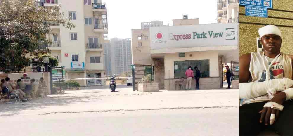 Nigerian nationals not come out in market and roads in greater noida 