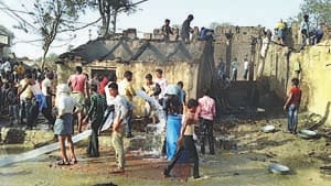 fire attack ten home burn