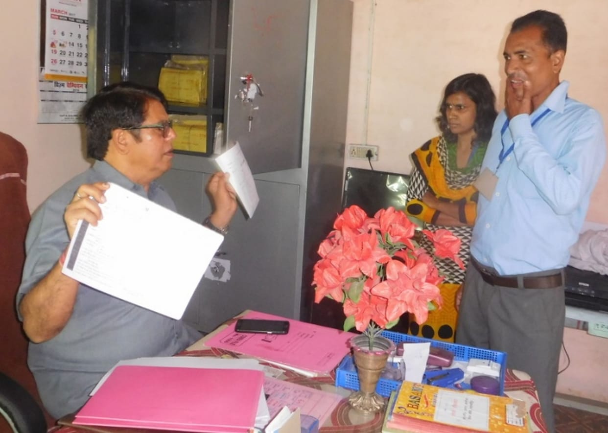 DM caught copying at Gayatri Parshuram College