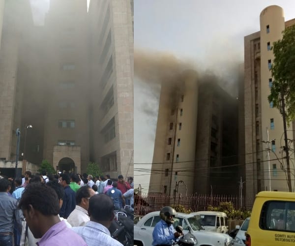  fire in bapu bhawan lucknow secretariat in Uttar Pradesh.
