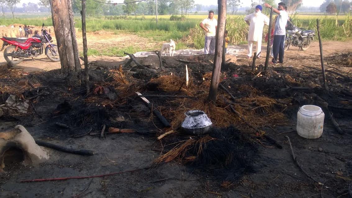 Family burnt in jalandhar punjab, 3 death