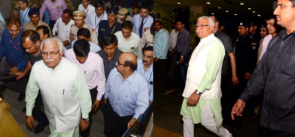 cm manohar lal khattar says he do not like vip culture during his metro train travel