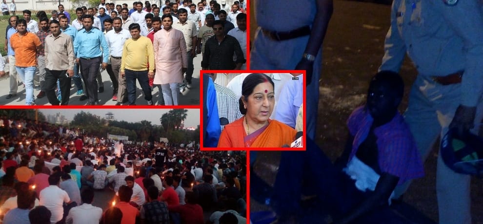 manish khari death case: localites of greater noida injured 2 nigerians by beating