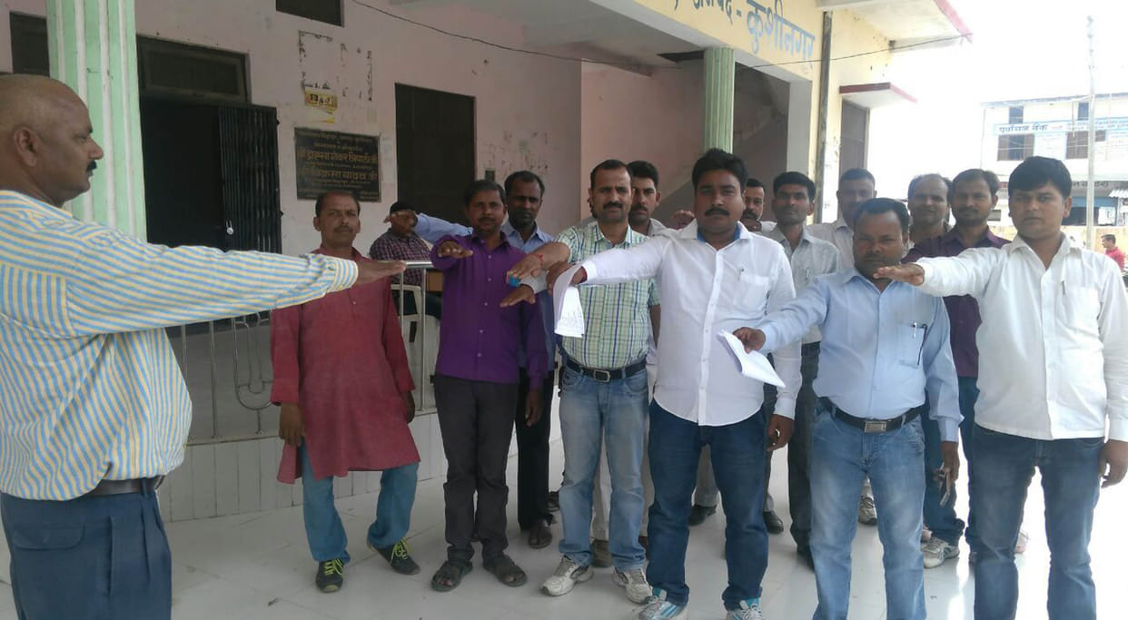 Employment servants take oath of cleanliness