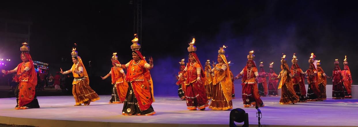 Colorful Presentations on Rajasthan Day