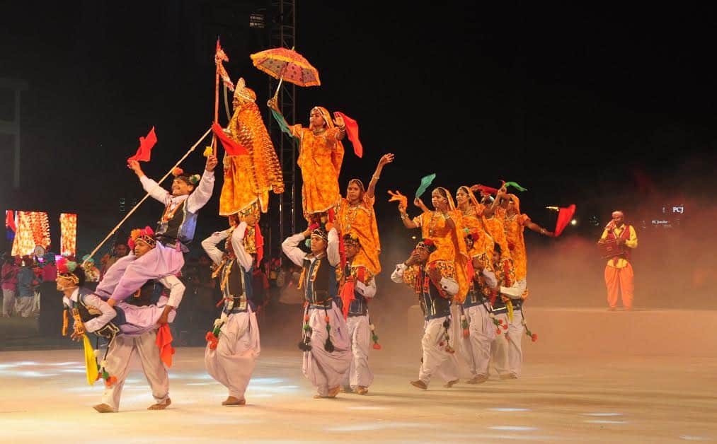 Colorful Presentations on Rajasthan Day