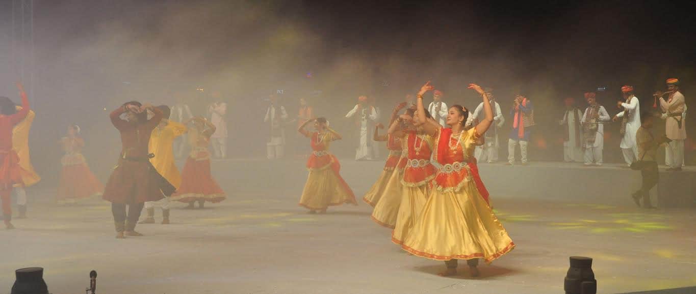 Colorful Presentations on Rajasthan Day