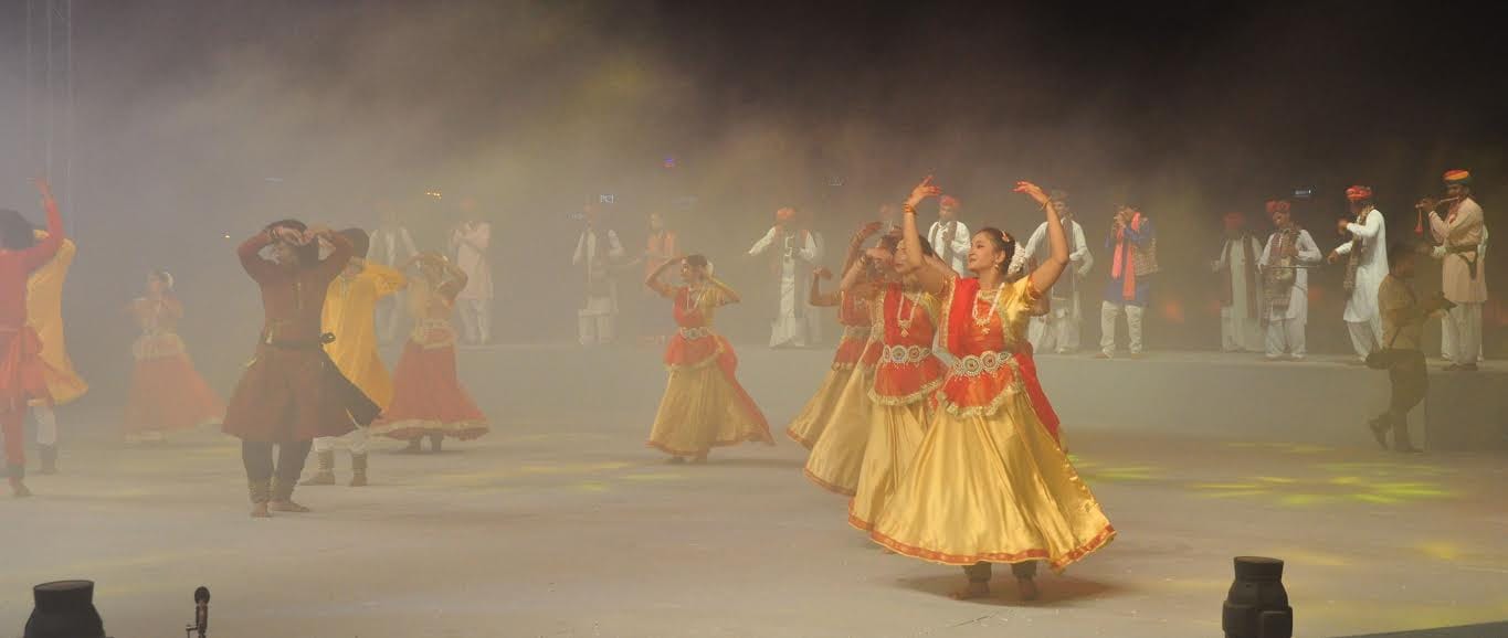 Colorful Presentations on Rajasthan Day