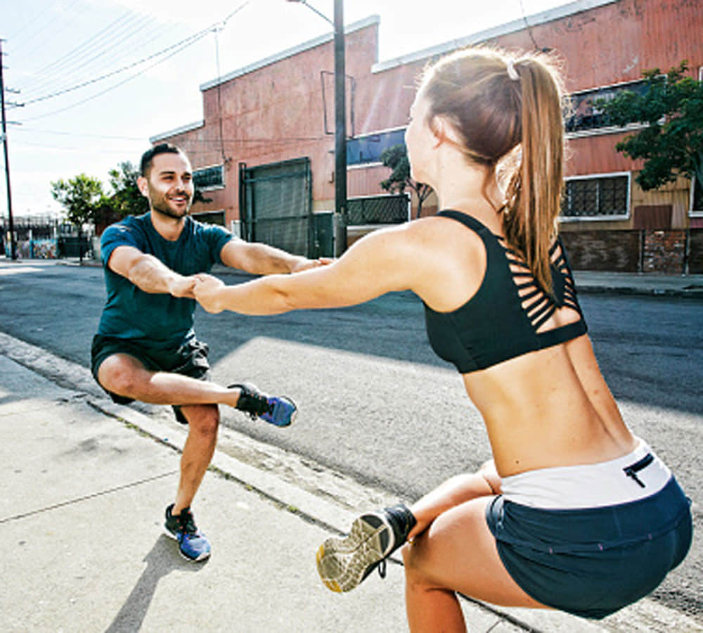doing exercise with partner is good for relation