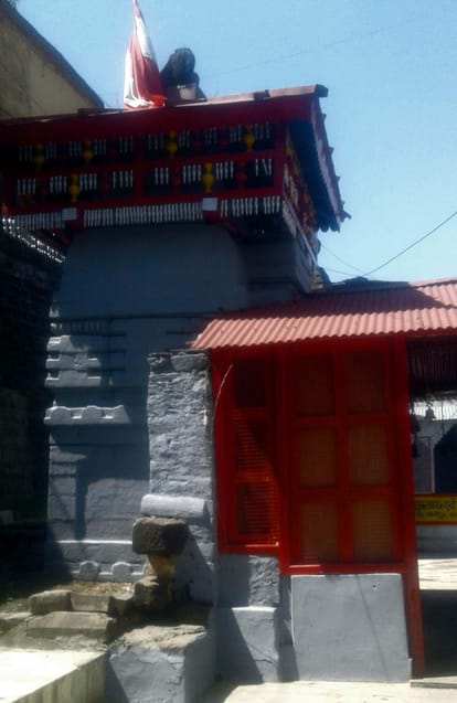 maa durga nine forms puja together in sri durga temple joshimath