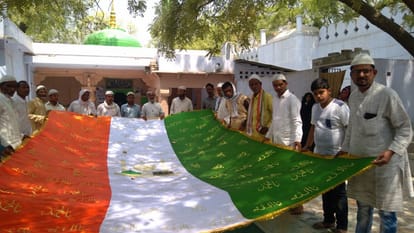 tiranga chadar from varanasi will be gifted at ajmer sharif