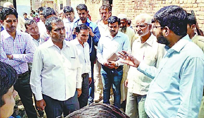 village and secretary made toilet in papers