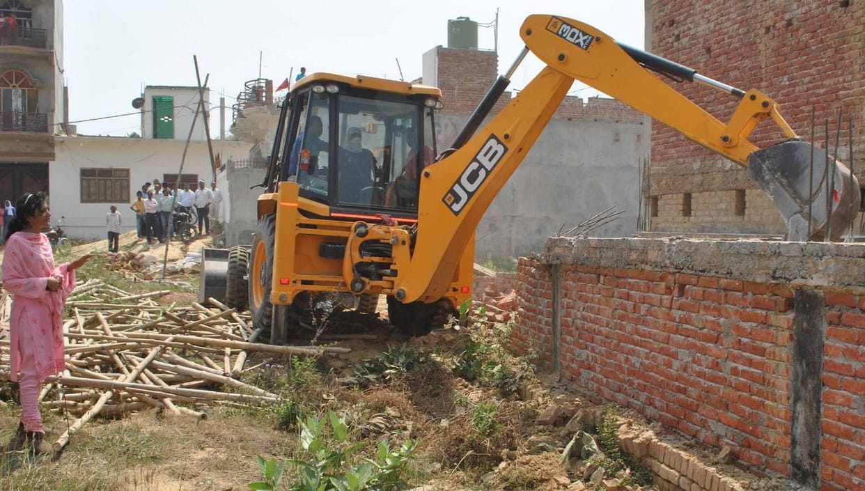 75 illegal constructions collapsed in Munda