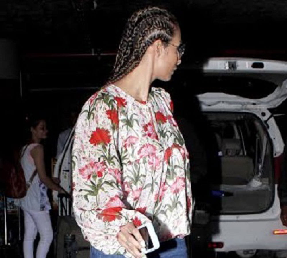 what happened with malaika arora hair