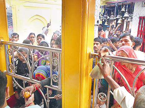 Devotees of goddess temples