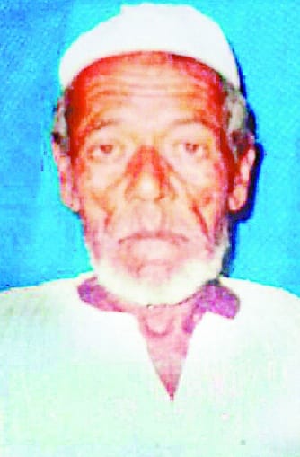 Death of elderly from Ratol village