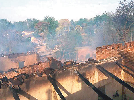 Fire aggravated the pain in front of the authorities