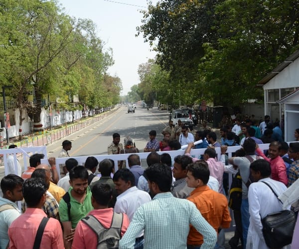 scenes of Uttar Pradesh chief minister house.