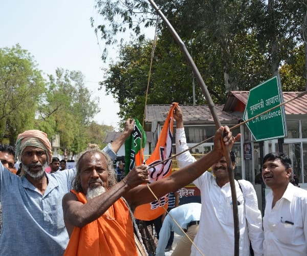 scenes of Uttar Pradesh chief minister house.