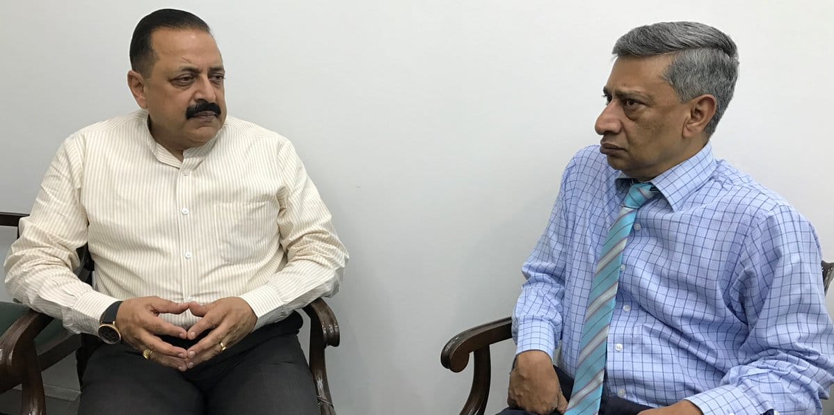 DGP meets PMO Minister of State on Kashmir's latest situation