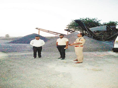 Half-a-dozen crushers raided, stopping operations