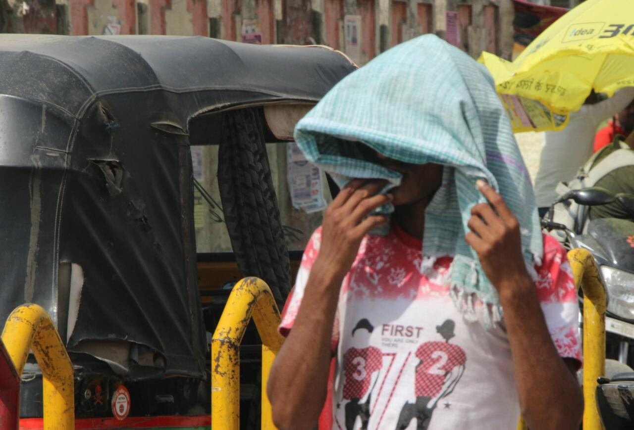 Heavy heat in north India, temperature reached 40 degrees Celsius
