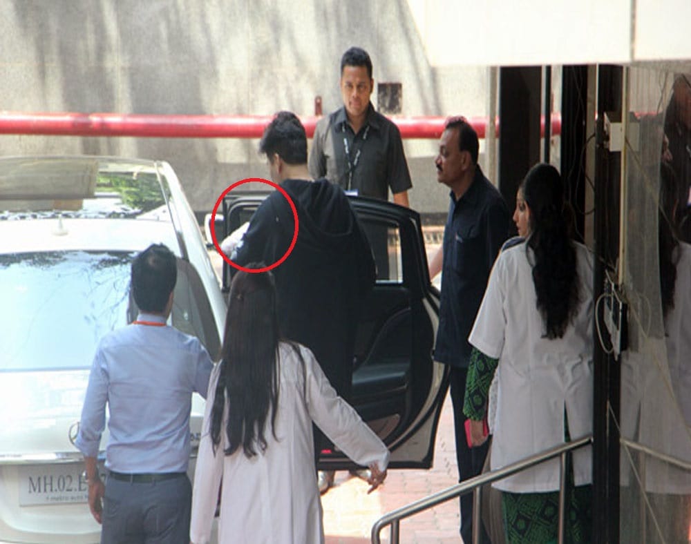 Karan Johar twins clicked outside hospital as he takes them home