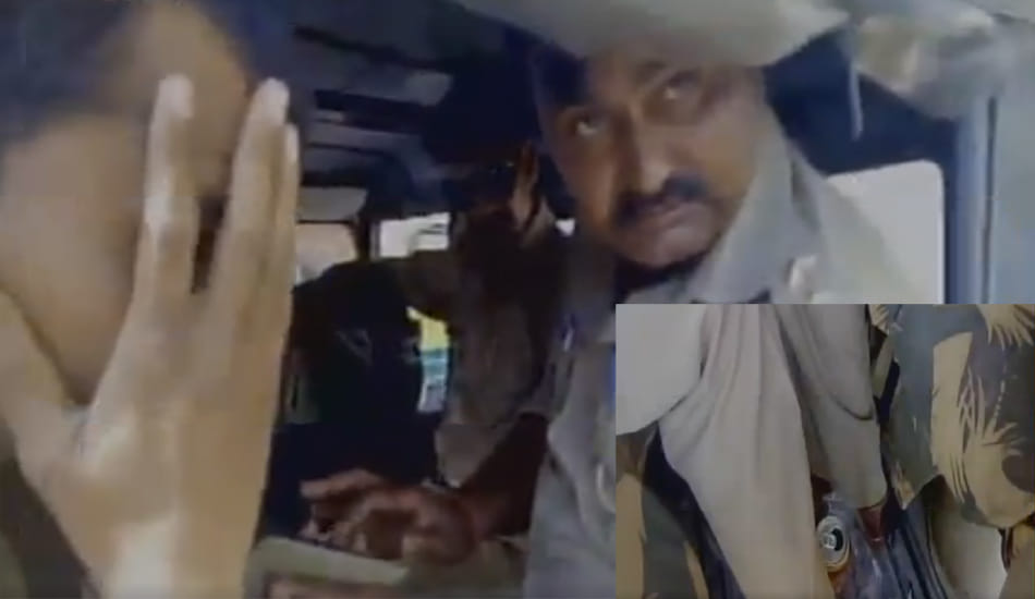 five police officers caught drinking beer on duty in up