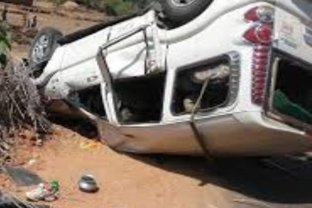 two died in road accident, 12 injured