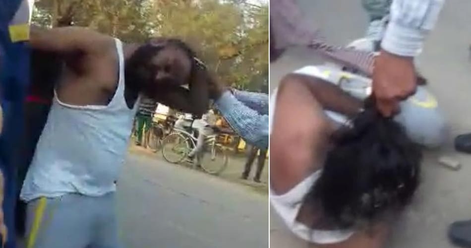 sikh boy brutally beating on road at abohar of punjab, video and photos viral on social media