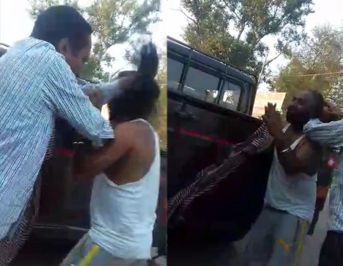 sikh boy brutally beating on road at abohar of punjab, video and photos viral on social media