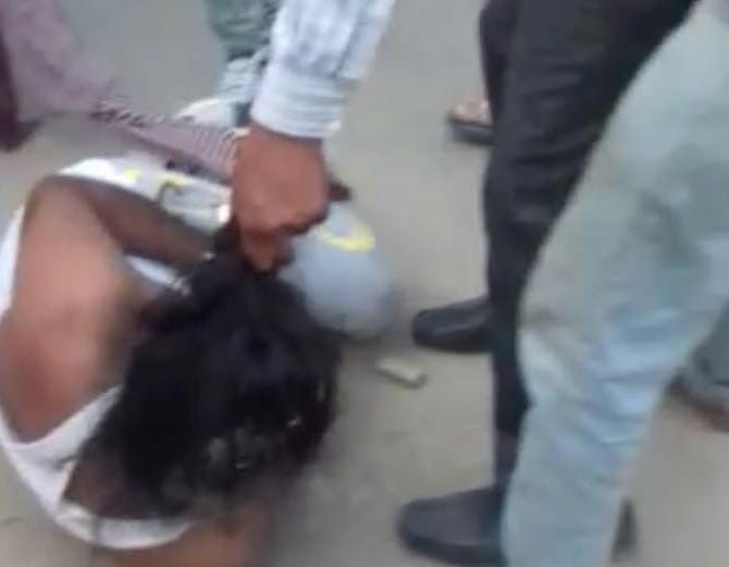 sikh boy brutally beating on road at abohar of punjab, video and photos viral on social media