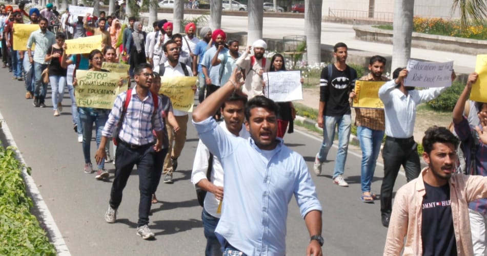 Punjab university fee hike, chandigarh news