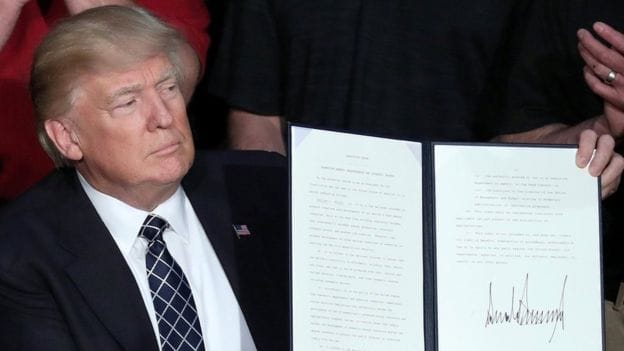 Trump announces Obama's climate change policy